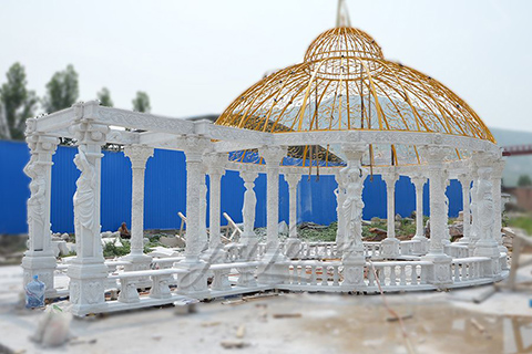 Outdoor luxury Large marble gazebo for decoration